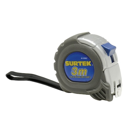Surtek AntiImpact Silver Measuring Tape 3M X 58 B122085